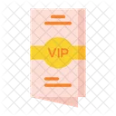 Vip Invitaion Vip Pass Invitation Card Icon