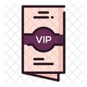 Vip Invitaion Vip Pass Invitation Card Icon