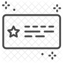 Karte Mitglied VIP Symbol
