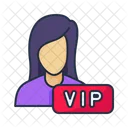 Vip Member Female Icon