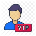 VIP Mitglied Mannlich Icono