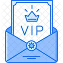 Invite Vip Letter Icon