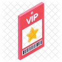 Vip Card Vip Voucher Vip Pass Icône