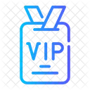 Vip Pass Ticket Card Icon