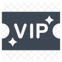 Vip pass ticket  Icon