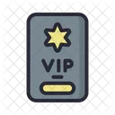 VIP Pass VIP Ticket Kinokarte Icon