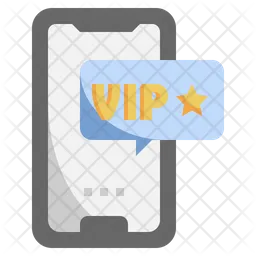 VIP-Smartphone  Symbol