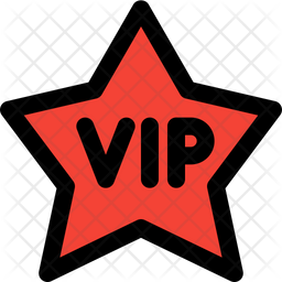 Free Vip Star Label Icon Of Colored Outline Style Available In Svg Png Eps Ai Icon Fonts