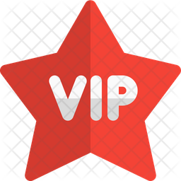 Vip Star Label Icon Download In Gradient Style