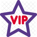 Vip Star Label  Icon