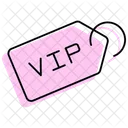 Vip Tag Color Shadow Thinline Icon Icon