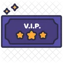 Vip Ticket  Icon