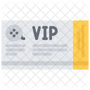 Vip Ticket  Icon