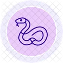 Viper Reptile Scaly Icon