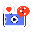 Viral Video Video Marketing Video Icon