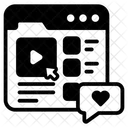 Viral Video Video Streaming Online Video Icon