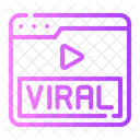 Website Browser Viral Icon