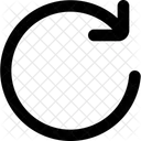 Girar Para A Direita Girar Seta Ícone