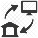 Banque Virement Transaction Icône