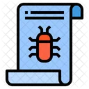 Bug Mulware Datei Bug Dokument Bug Symbol