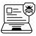 Virenscanner Malware Scanner Malware Detektor Symbol