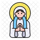 Virgem Maria Cristianismo Avatar Ícone