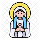 Virgin Mary Christianity Avatar Icon