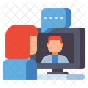 Virtual Appointment Online Appointment Online Doctor Consultation Icon