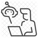 Virtual assistance  Icon