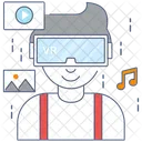 Virtual Assistant Virtual Technology Virtually Reality Icon