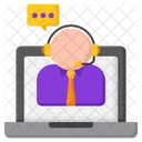 Virtual Assistant Virtually Reality Artificial Intelligence Icon