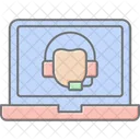 Virtual Assistant Lineal Color Icon Icon