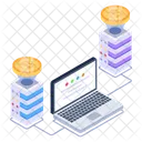 Virtual Business  Icon