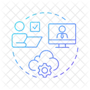Support Virtual Business Incubators Remote Support Icon