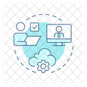 Support Virtual Business Incubators Remote Support Icon