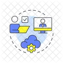 Support Virtual Business Incubators Remote Support Icon