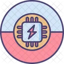 Virtual Circuit Circuit Microchip Icon