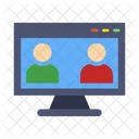 Virtual Class Online Education Education Icon