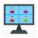 Virtual Class Online Education Education Icon