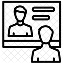 仮想教室、仮想、教室 アイコン