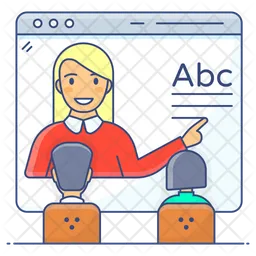 Virtual Classroom  Icon