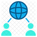 Remoteleadership Filesharing Digitalconnectivity Icon