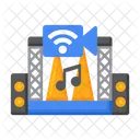 Virtual Concert Online Concert Online Music Show Icon