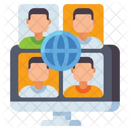 Virtual Conference  Icon