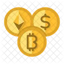 Virtual Currencies Digital Crypto Symbol