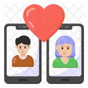 Virtual Dating  Icon