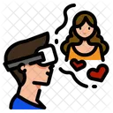 Virtual Dating  Icon