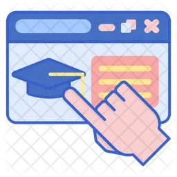 Virtual Education  Icon