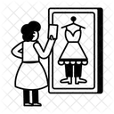 Virtual Fitting Apparel Clothing Icon