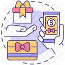 Virtual gift cards  Icon